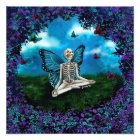 12x12 Skeleton Fairy Print