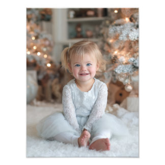 12x16 Family Holiday Photo Print
