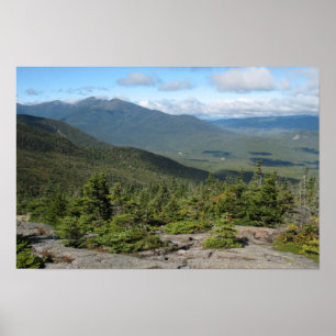 12x18 Clouds Draped Over the Great North Woods Poster