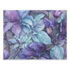 12'x9' Indoor Area Rug Lavender Periwinkle Garden
