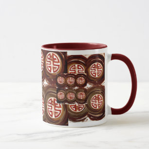 "1301 JUSTINE" fun painting on mug -contemporary