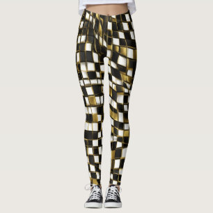 13025 gold disco  leggings