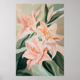 1303 Floral Poster