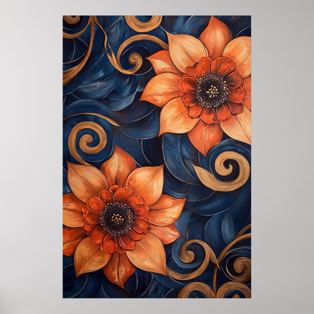 1306 Floral Poster (Front)