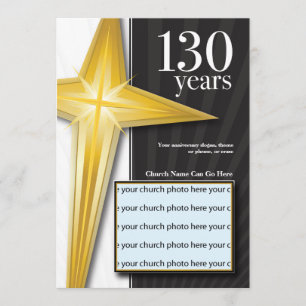 130 Year Church Anniversary Invitation