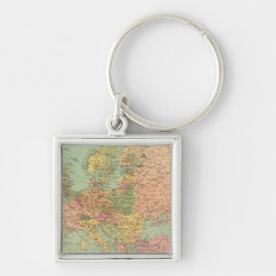 1314 Political Europe Key Ring