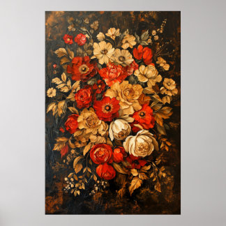 1315 Floral Poster
