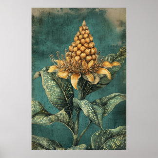 1318 Floral Poster