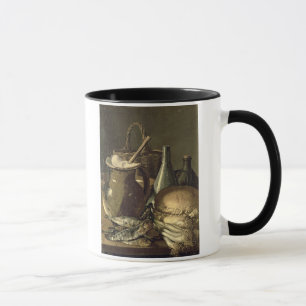 131-0058519/1 Still Life with Fish, Leeks and Brea Mug