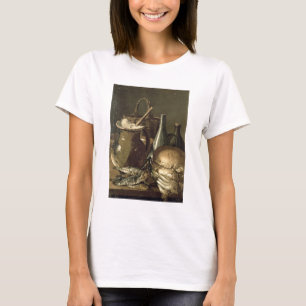 131-0058519/1 Still Life with Fish, Leeks and Brea T-Shirt