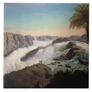 131-0059242 The Paulo Alfonso Falls, 1850 Tile