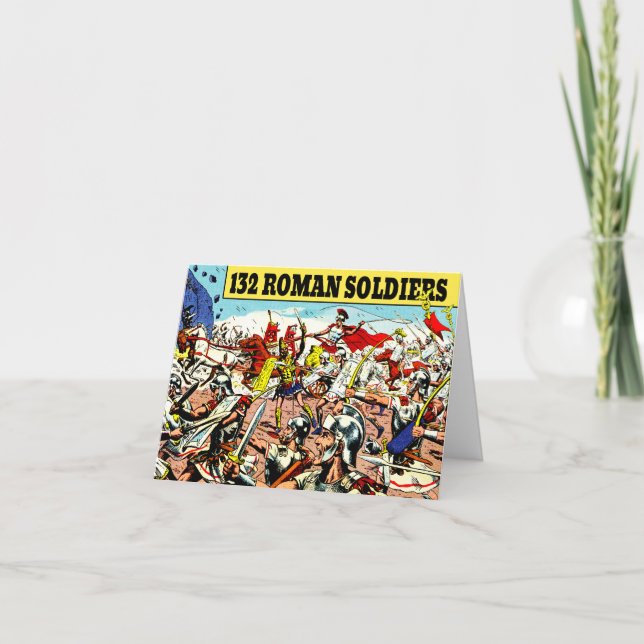 "132 Roman Soldiers” Greeting Cards (Front)