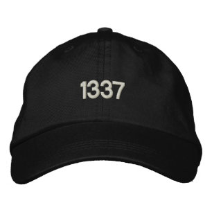 1337 EMBROIDERED HAT