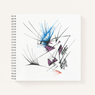 133 Colourful Abstract Tribal Tattoo Art Notebook