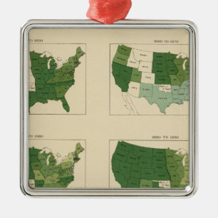 133 Increase value of farms 1850-1900 Metal Tree Decoration