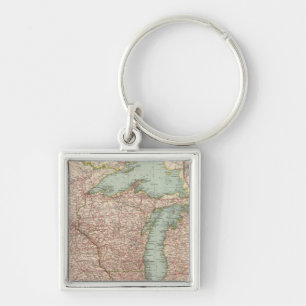 13435 Mich, Wis, Minn, Ia, Mo, Ill, Ind, Ky Key Ring