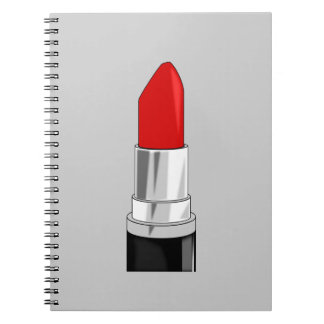 13479 RED LIPSTICK MAKEUP BEAUTY FASHION STYLE SAL NOTEBOOK