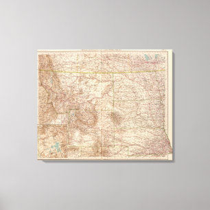 13637 Mont, ND, SD, Wyo, Neb Canvas Print