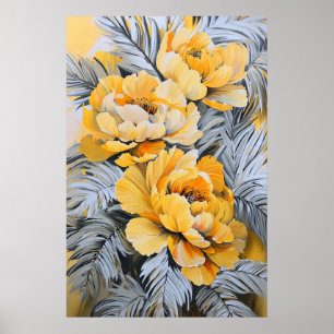 1371 Floral Poster