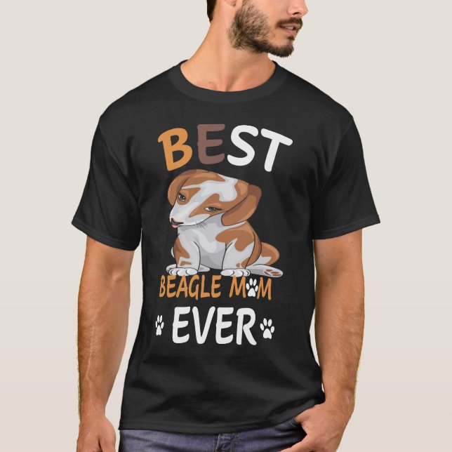 139 Best Beagle Mum Ever T-Shirt (Front)