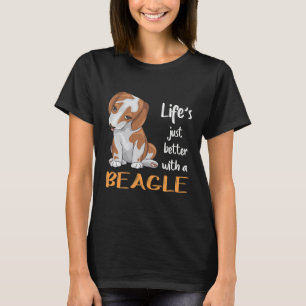 139 Life Just Better With A Beagle T-Shirt