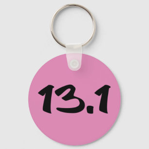 13.1 Half Marathon Key Ring