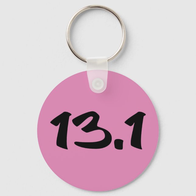 13.1 Half Marathon Key Ring (Front)