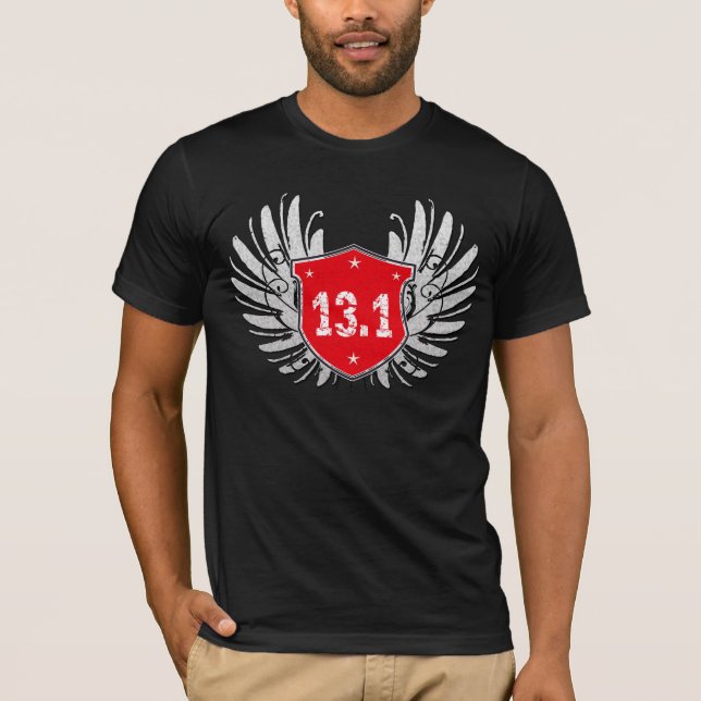 13.1 Half-Marathon Shield T-Shirt (Front)