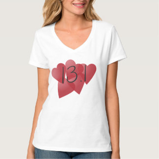 13.1 hearts - Half Marathon Love T-Shirt