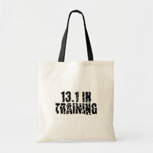 13.1 In Training Half Marathon Runner Broken Glass Tote Bag