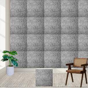 #13 Abstract Silver Geometric Texture Ceramic Tile