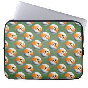 13 Ball Painted Pattern Laptop Sleeve