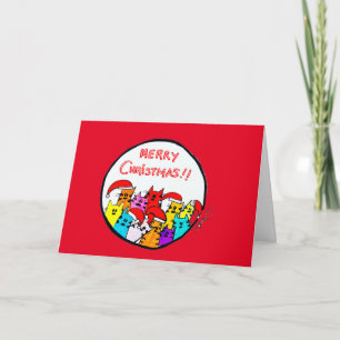 13 - Christmas Cats Card