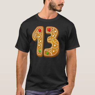 13 Cutest Capital Christmas Cookie Alphabet Number T-Shirt