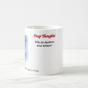 13 deep thoughts coffee mug