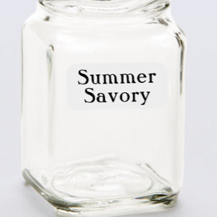 13 Editable Transparent Herb Names for Spice Jars