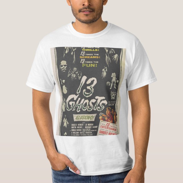 13 Ghosts Vintage Movie Poster T-Shirt (Front)
