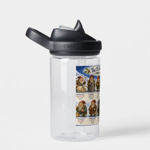 13 Icelandic Yule Lads Christmas reykjavik Water Bottle