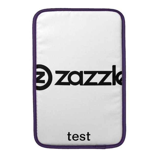 13 inch test MacBook sleeve (Back)