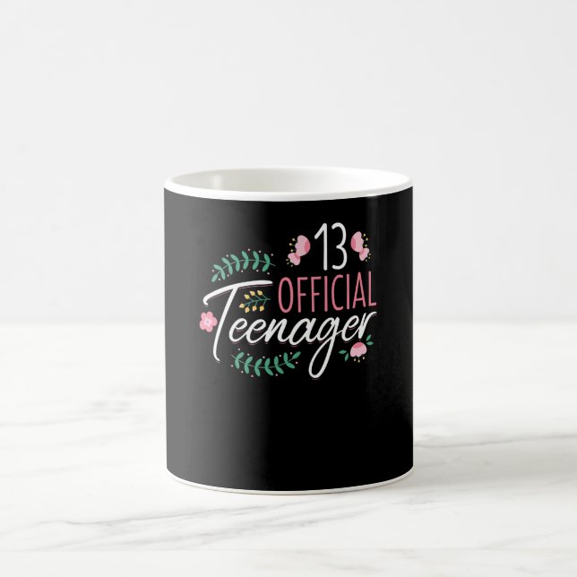 13 Official Teenager Girls Birthday Gift Coffee Mug (Center)