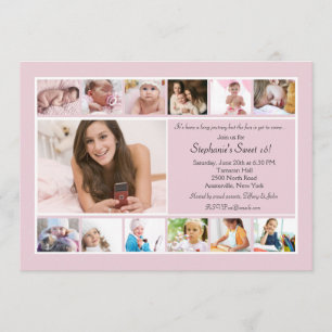 13 Photo Collage Invitation
