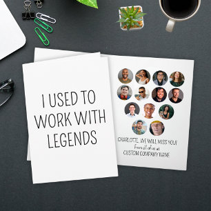 13 Photos I Used To Work With Legends Coworker Card