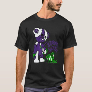 13 Retro Court Purple Match Number 23 Drip Broken  T-Shirt