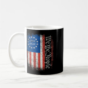 13-star Ross Flag We The People 1776 250 Vintage G Coffee Mug