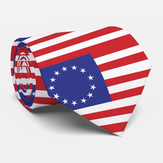 13-Star United States Flag Tie (Rolled)