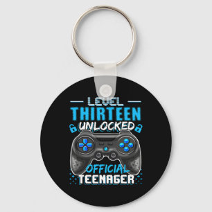 13 Unlocked Official Teenager Video Game 13th Birt Key Ring