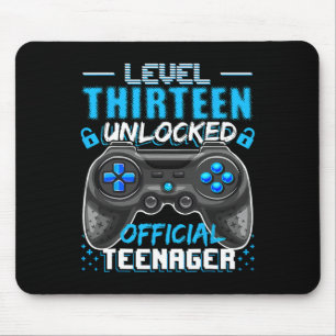 13 Unlocked Official Teenager Video Game 13th Birt Mouse Mat