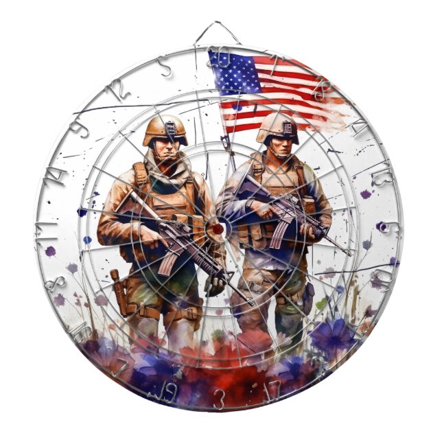 #13  Veterans Dart Board  (Front)