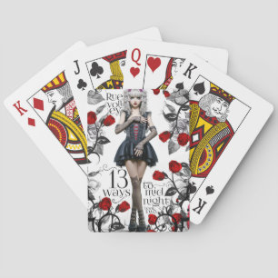 13 Ways to Midnight book two playing cards. Cards