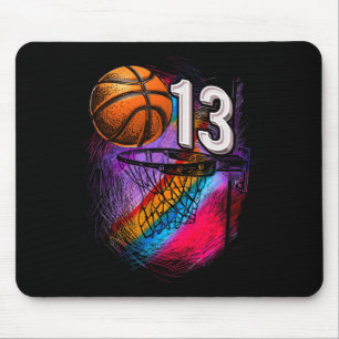 13 Year Old 13th Birthday Basketball Official Teen Mouse Mat